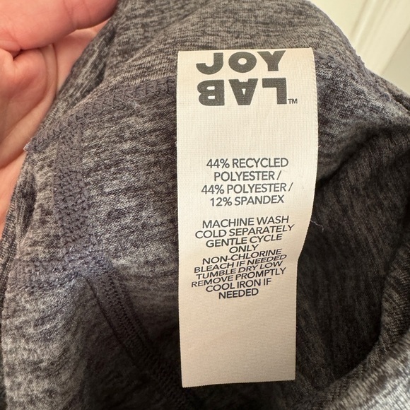 JOYLAB exercise stretch leggings. Color - Gray, Size - Extra Small. Pockets - Picture 5 of 5